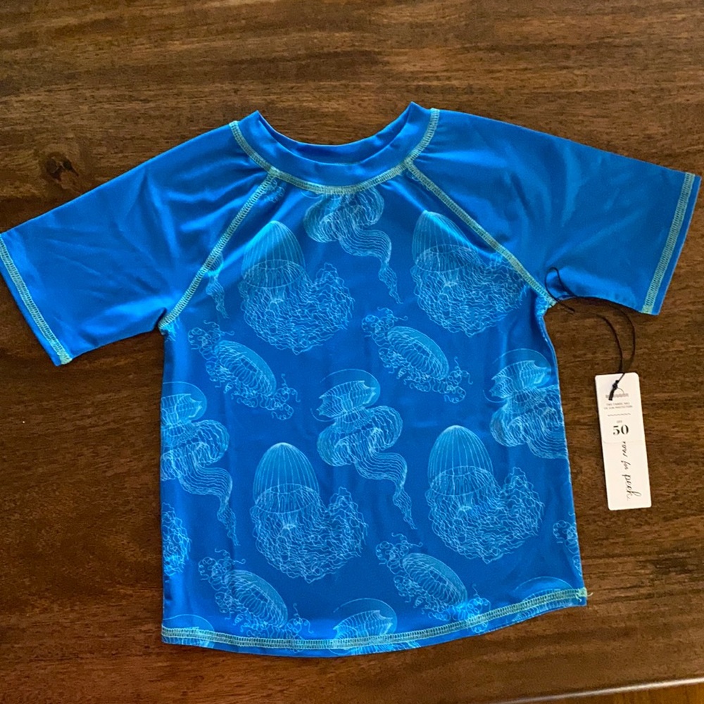 NWT Peek x Feather 4 Arrow Jellyfish Rashguard 3T